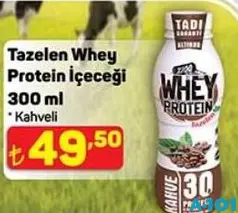 KAANLAR TAZELEN WHEY PROTEİN İÇECEĞİ KAHVELİ 300 ML fiyat ve kampanya bilgisi